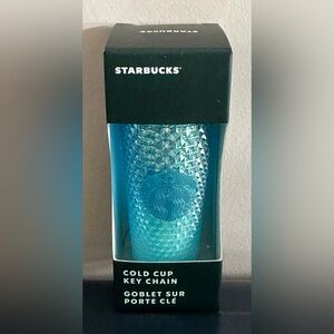 Starbucks Blue Ombré Cup Key Chain
